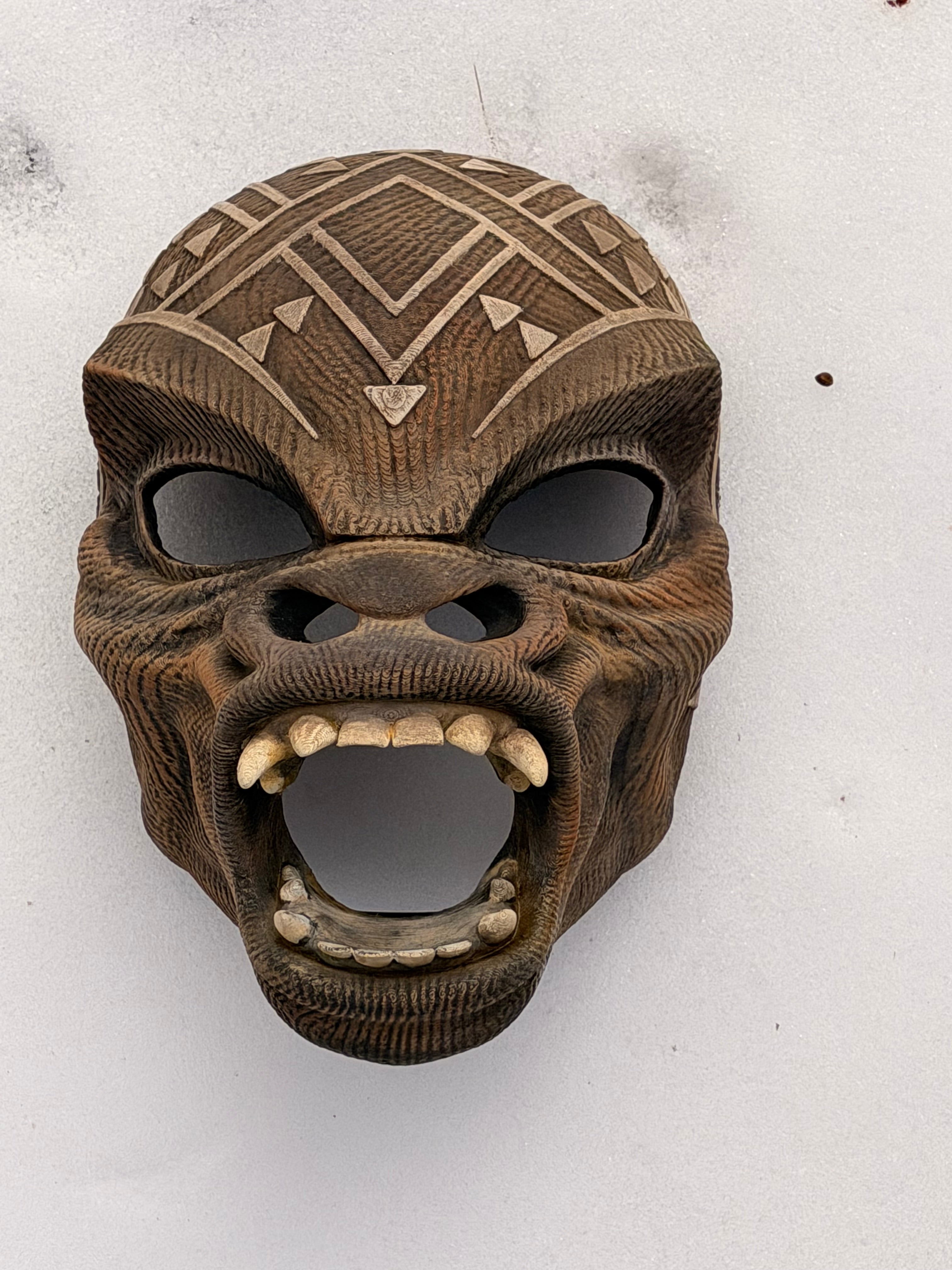 M'Baku Gorilla Mask – Black Panther Wearable Cosplay Helmet or Display