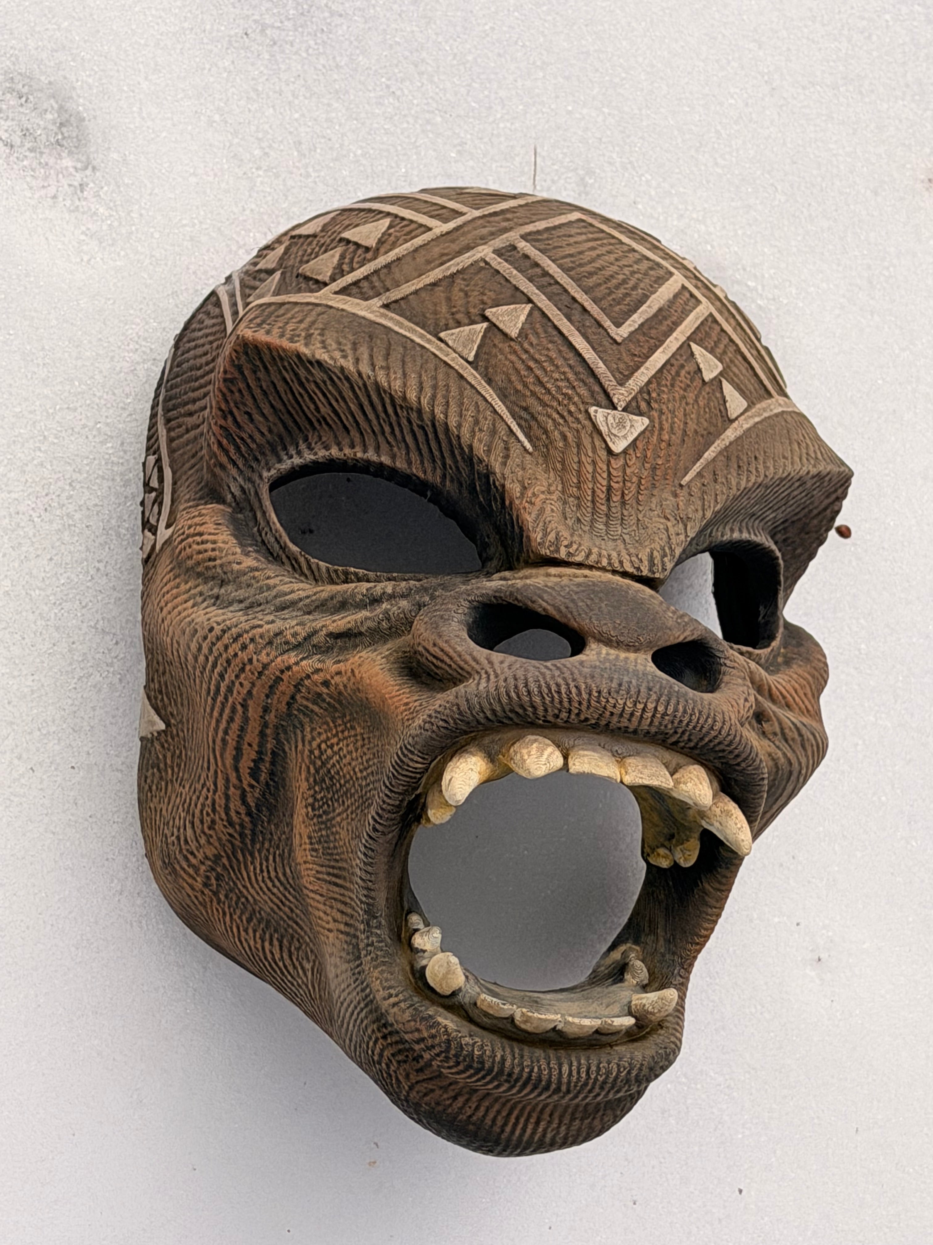 M'Baku Gorilla Mask – Black Panther Wearable Cosplay Helmet or Display